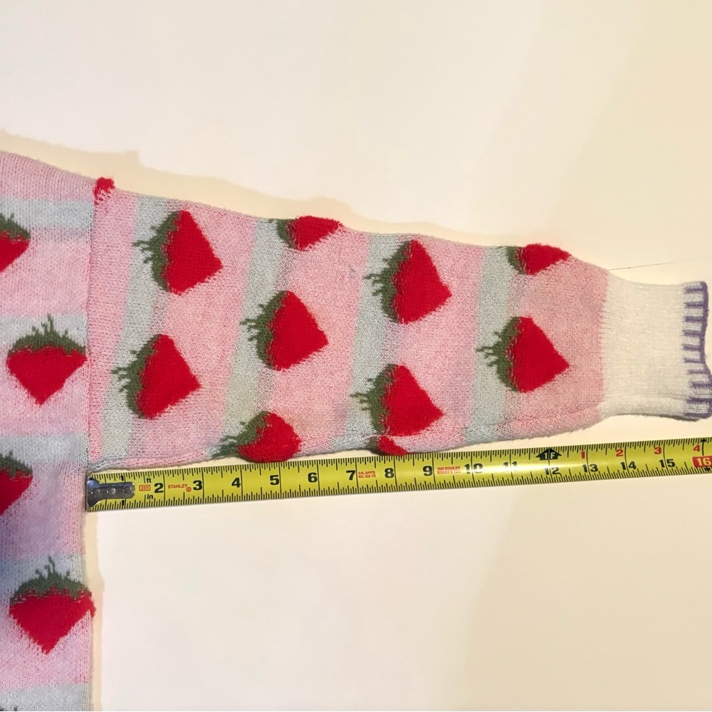 Strawberry Patterned Sweater - image 5